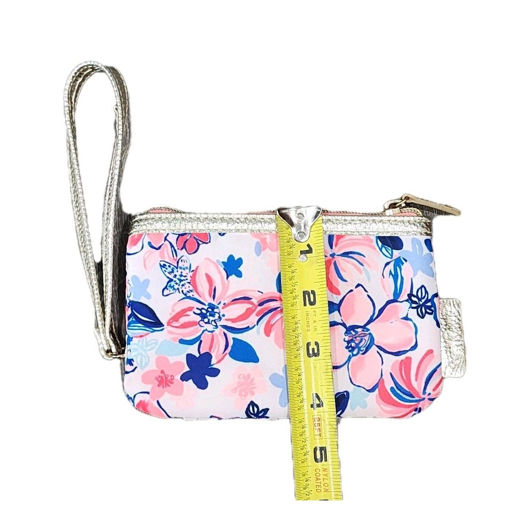 LILLY PULITZER Zip Top Wallet Resort White Party Like a Lobster EUC - Picture 2 of 6